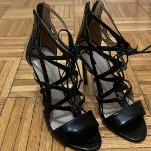 Alejandro Ingelmo Strappy Patent Leather Heels - image 1